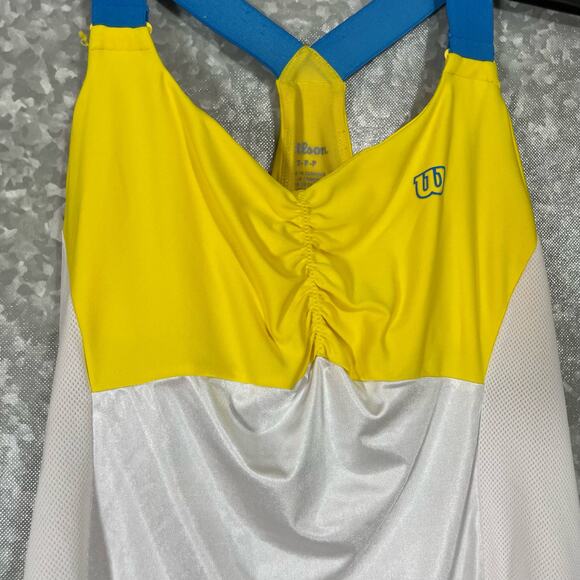 Wilson Women's Tenniscore Racerback Activewear Tank Top - Size Small - Shelf Bra - Picture 4 of 10